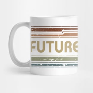 Future Islands Retro Lines Mug